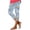Multicolor, variant on qelini Easter Leggings for Women Plus Size Bunny & Egg Capris Pants Elastic Waist Print Pants Summer Yoga Pants