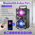 thumbnail image 4 of Altavoz Bluetooth TENMIYA A20 60W portátil inalámbrico con micrófono, 4 of 9