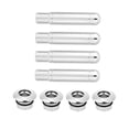 thumbnail image 3 of Fit For Chevrolet Cruze Malibu Electroplating Aluminium Alloy Car Door Lock Knob Decoration, 3 of 5