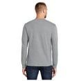 thumbnail image 2 of Port & Company Mens Long Sleeve Essential T-Shirt Athletic Heather 4X-Large, 2 of 6
