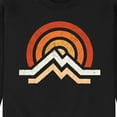 thumbnail image 3 of Instant Message - Simple Mountains - Men's Crew Neck Fleece Pullover, 3 of 6