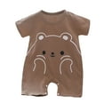 thumbnail image 2 of Lenago Toddler Baby Summer Baby Boy And Girl Printed Short-sleeved Jumpsuit Cotton Baby Bag, 2 of 3