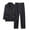 #168-Black, variant on Mens Button Down Pajama Sets Lounge Sleepwear Fuzzy 2 Piece Pjs Set Fleece Lounge Set Fluffy Pants Set