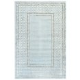 thumbnail image 1 of Trans-Ocean Importe RTO58704004 Liora Manne Rialto Frontière Tapis Intérieur & Extérieur & 44; Aqua - 4 Pi 10 Po x 7 Pi 6 Po., 1 of 1