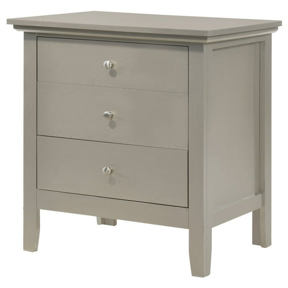 Glory Furniture Hammond Night Stand in Champagne Color