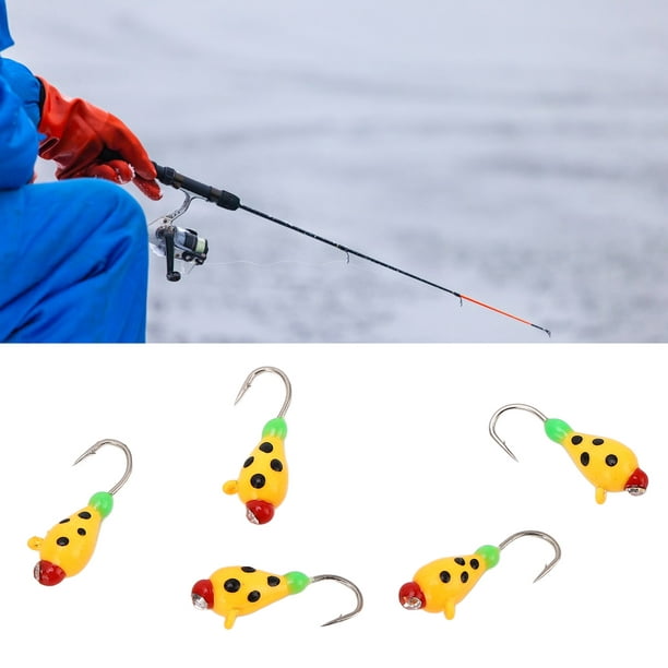 Ice Fishing Lures, Easy To Use Durable Ice Fishing Hooks High Carbon Steel  Practical For Outdoor 