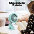 thumbnail image 4 of ChicYu Desktop Office Student Portable Small Fan USB Charging Clip Silent Head Shaking Spray Humidification Fan Cool Device Air Moisturizing System Multi Function, 4 of 5