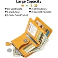 thumbnail image 5 of Sendefn Small Women Wallet Genuine Leather Bifold Purse RFID Blocking Card Holder, 5 of 7