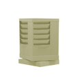 thumbnail image 1 of Durham 409-75 Steel 20 Contour Pocket Rotary Literature Rack, Tan, 1 of 3