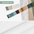 thumbnail image 6 of Colorful Abstract Art Tie Up Valance Curtains for Windows, Kitchen Curtains Window Shades, Mountain Modern Watercolor Light Filtering Roman Curtain Valances for Bedroom/Bathroom/Cafe 42"x12", 6 of 9