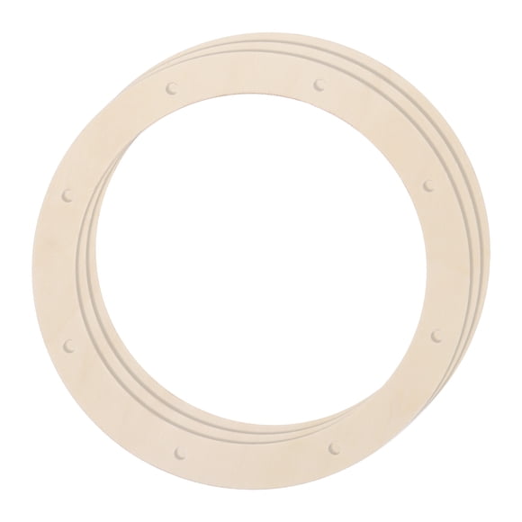 3Pcs Marcos de Corona de Madera, Redondo 9.8" OD/7.9" ID Anillos de Aro Florales sin Terminar para Manualidades de Navidad y Pascua