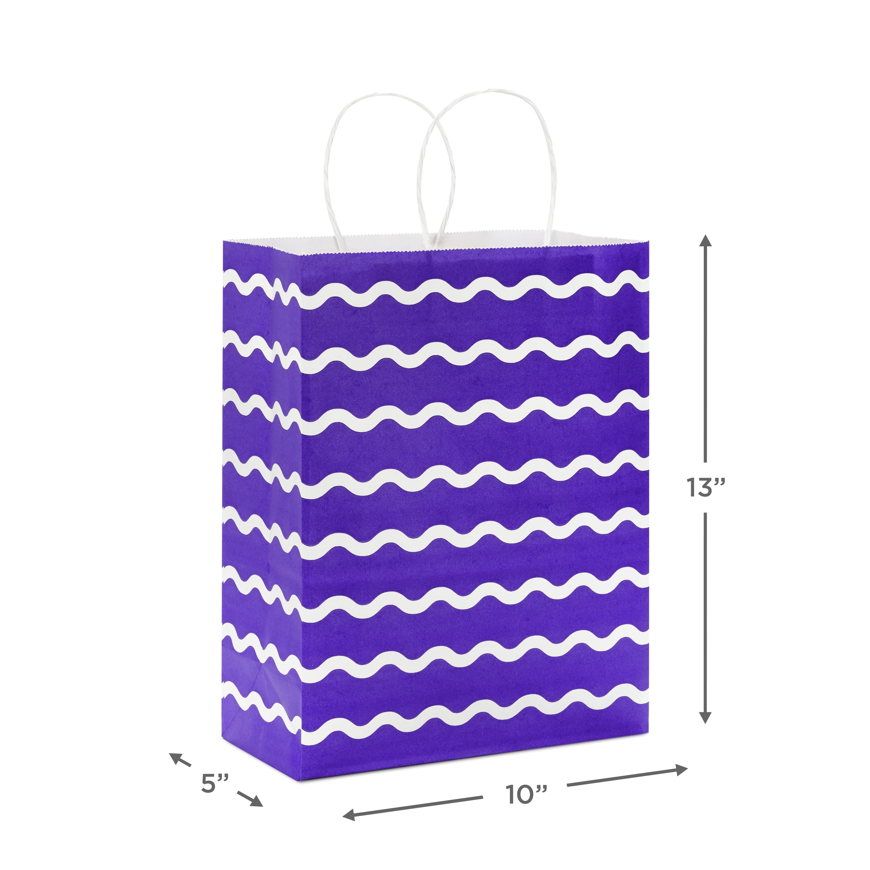 Hallmark Large Gift Bag (Purple Ripples)