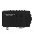 thumbnail image 2 of CCTV BNC Compuesto S-Video VGA en PC VGA LCD Out Converter Box Adaptador Box Negro-US Plug adaptador vga bnc Spptty Como se muestra en la descripción, 2 of 7