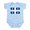 Sky Blue, variant on CafePress - Quebec Flag Infant Bodysuit - Baby Light Bodysuit, Size Newborn - 24 Months