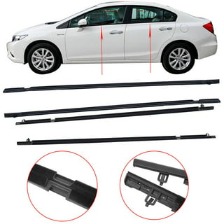  GZYF Window Weather Stripping, Window Seal Moulding  Weatherstrip for Honda Civic 2006 2007 2008 2009 2010 2011 : Automotive
