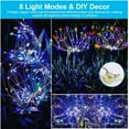 thumbnail image 4 of Solar Powered Starburst Stake Fairy Lights,  240 LED Solar Powered Firework Lamp for Lawn Garden Outdoor Wedding Decor, 2/4pack, 4 of 10