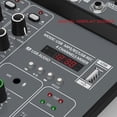 thumbnail image 4 of 4 Channel Audio Mixer 48V Phantom Power USB Studio Sound Mixers Bluetooth DJ Console Mixing for Karaok, 4 of 7
