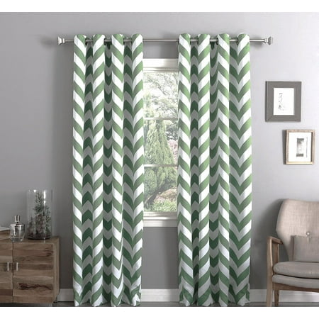 Empire Home Chevron Print 100 Thermal Insulated Blackout Window
