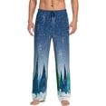 thumbnail image 2 of Goofa Christmas Trees Printed Soft Pajama Pants for Men, Wide Leg Comfy Casual Lounge Yoga Pants-, 2 of 9