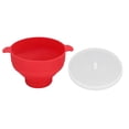 thumbnail image 1 of Microwave Popcorn Popper, Space-Saving Collapsible Silicone Bowl with Internal Kernel Guide, Dishwasher Safe, Healthy Oil-Free Popcorn, Customizable, 1 of 5