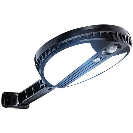 

Outdoor Solar Street Light Rotating Human Body Induction Street Lamp 70pcs LED Beads Decorative Fence Light with Light Control for Garden Yard Hotel