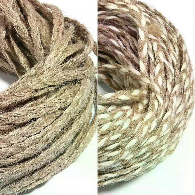 10M Natural Jute Ribbon Crafts Rope String For DIY Wedding Jute Cord Twine Vintage Jute Gift Wrap Sewing Party Home Accessories