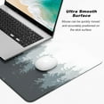 thumbnail image 3 of Extended Large Mouse Pad, XXL Gaming Mousepad 31.5 x 15.7 Inch, Big Computer Keyboard Desk Pad, Waterproof Mouse Mat with Stitched Edges and Non-Slip Base for Office Gaming, Ink Forest, 3 of 6