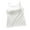 White, variant on Fanxing Camisole Tops for Women Summer Spaghetti Strap Basic Padded Tank Top with Built in Bra Workout Yoga Shirts White,M