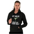 thumbnail image 3 of My Margarita Could Use Your Salt Unisex Plus Fleece Graphic Hoodie Brisco Brands 3X, 3 of 5