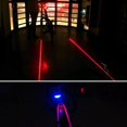 thumbnail image 4 of kurtrusly Bike Taillight Waterproof 3 Mode Adjustable LED Bicycle Tail Light Battery Operated Night Warning Cycling Lamp Accessory Blue Parallel Lines, 4 of 8