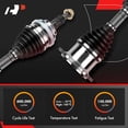 thumbnail image 3 of A-Premium Front Right Passenger Side CV Axle Shaft Assembly Compatible with Audi A4 Quattro 2002-2009 S4 2004-2009 1.8L 3.0L 3.2L 4.2L, 3 of 9