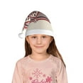 thumbnail image 5 of Bingfone Fashion Tatreez for Kids Christmas Hat Santa Hat for Boys Girls Teenager for Christmas New Year Xmas Festive Holiday Party Supplies Gifts, 5 of 6