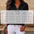 thumbnail image 4 of Stamzod Long Sleeve Tops for Women Dressy Casual Corduroy Button Up Shirt Fall Fashion Collared Work Blouse with Pocket, 4 of 9