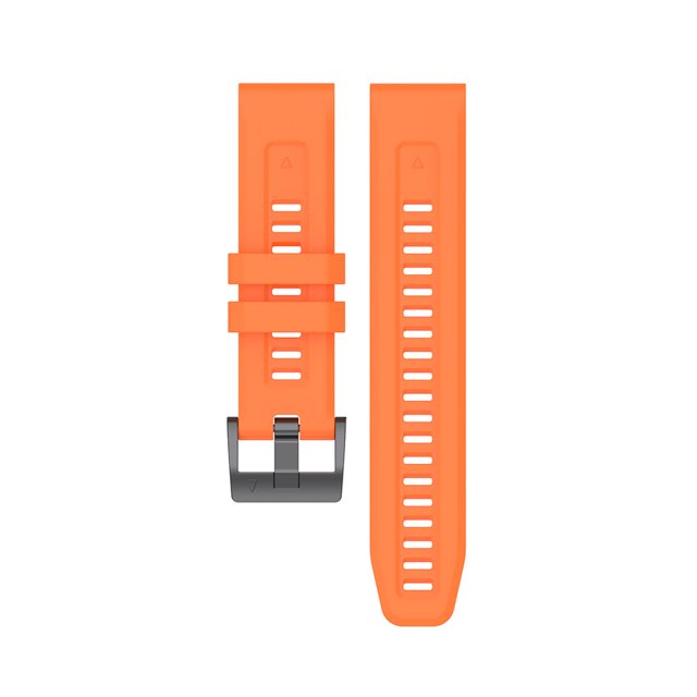 Correa de silicona suave para reloj inteligente pulsera deportiva de 22mm Kuymtek a prueba de sudor para Garmin Fenix 7