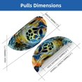 thumbnail image 2 of PhooArto 6 Pcs Cup Drawer Pulls, Ocean Sea Turtle Bubble Shell Shape Handles Cabinet Knobs for Dresser Cupboard Closet Wardrobe with Screws, 2 of 7