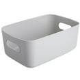 thumbnail image 2 of UDIYO Storage Pantry Bin Plastic Organizers, Gray, 2 of 8