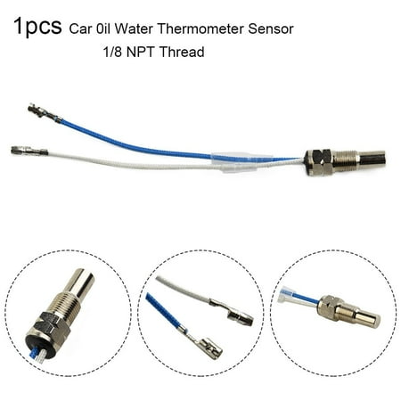 

BCLONG Oil Water Temperature Temp Gauge Sensor Sender with wires 1/8 NPT 1/8\