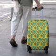 thumbnail image 3 of Blue Yellow Sunflower Pattern Luggage Cover Fashion Suitcase Cover Baggage Covers Fit 25-28 Inch Luggage (Go Travel), 3 of 5
