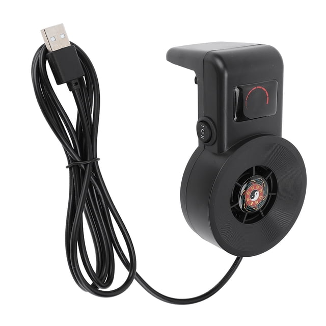 Fish Tank USB Fan, Hanging Mini Aquarium Cooling Fan, Quiet, Stable Temperature, 2 Levels Adjustable Small Fish Tank Fan, 70x65x115mm