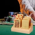 thumbnail image 4 of 1 Set Playing Card Holder for Tabletop Gaming Accessories Non Slip Grip Wooden Design, 4 of 9