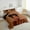 Clay Brown, variant on Erosebridal Western Princess Bedding Twin Comforter Set, Black Female Comforter Sets Twin Size, Modern Fashion Reversible Down Comforter, Ultra Soft Bedroom Decor, 2pcs