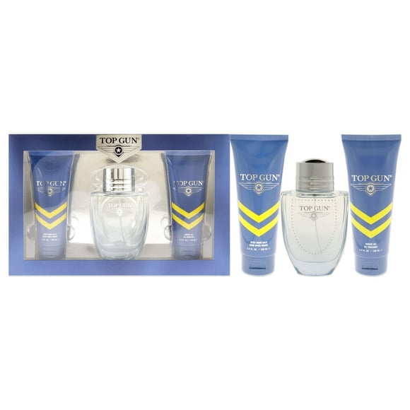 Top Gun Rivet by Top Gun for Men - 3 Pc Gift Set 3.4oz EDT Spray, 3.4oz After Shave Balm, 3.4oz Shower Gel Top Gun Top Gun