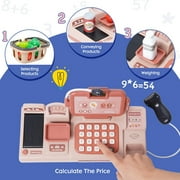 Cash Register for Kids Pink Learning Toy for Toddler Girls Boys Age +3 Mundo Toys