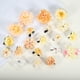 thumbnail image 5 of 20 piezas de clips para el cabello con flores falsas, accesorios para el cabello de flores para mujeres y niñas, color beige, 5 of 7