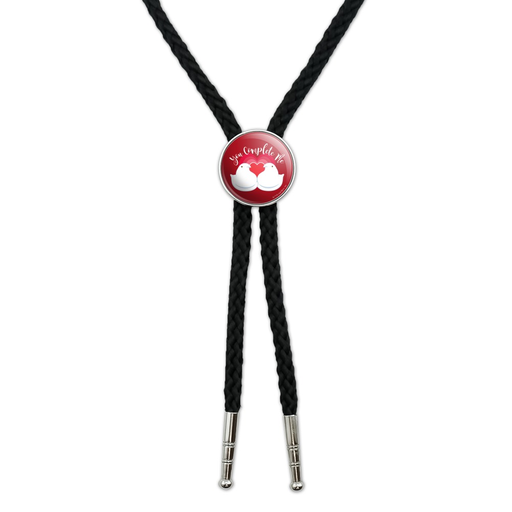 I Love Cats Heart with Paw Print Western Southwest Cowboy Necktie Bow Bolo Tie