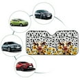 thumbnail image 5 of Xoenoiee Sunflower Cow Pattern Sunshade for Car Windshield Reflective Sun Blocker UV Ray Visor Car Interior Protector Universal Fits Sedans, SUVs, Truck, Hatchbacks, 57.1x27.4 inches, 5 of 6