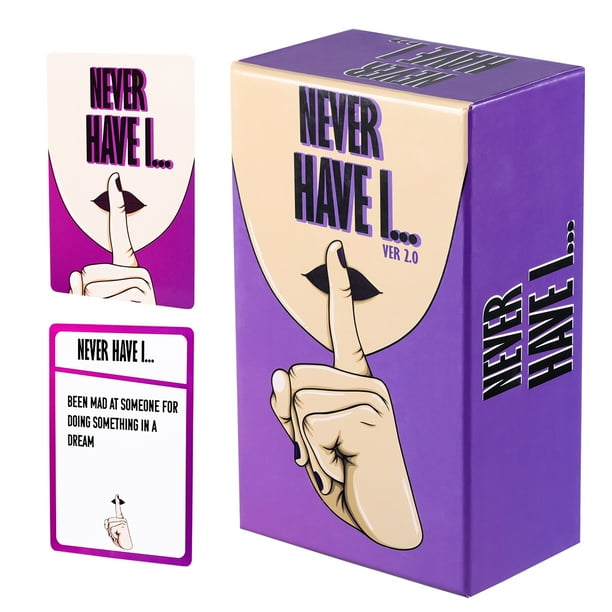 NEVER HAVE I Card Games For Adults And Family Party Games For Game Night Walmart