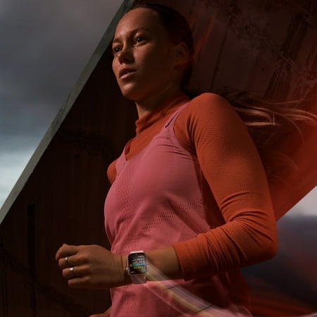 Apple Watch Series 9 (GPS) 41mm Starlight Aluminum Case with Starlight Sport Band with Blood Oxygen - S/M - Starlight