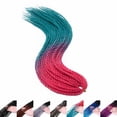 thumbnail image 2 of SEGO Synthetic Hair Senegalese Twist Crochet Braids Hair with Crochet Hooks 30 Strands/Pack Braiding Hair Extensions, 2 of 6