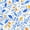 Color 3, variant on Peel and Stick Wallpaper Summer Beach Ice Cream Flowers Nautical Elements 24in x 118in Contact Paper Removable Self Adhesive Wall Mural Wall Decor for Bedroom Kitchen Cabinets